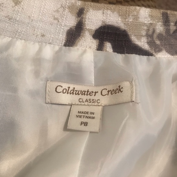 Coldwater Creek short sleeve blazer size petite 8 - Picture 4 of 5